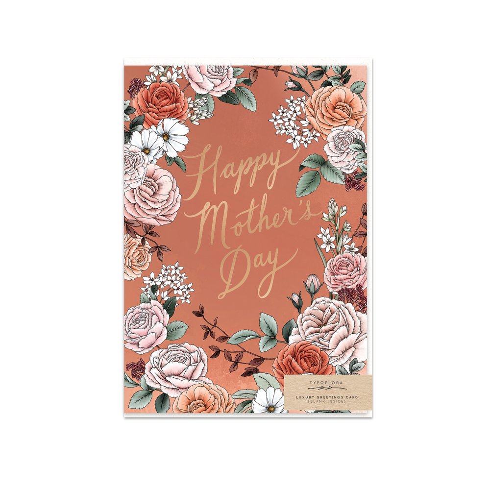 Floral Happy Mother's day greeting Card