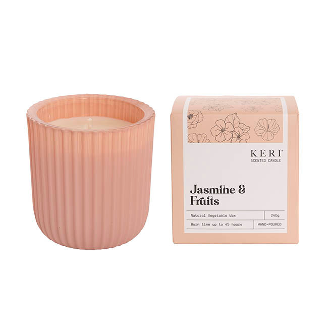 jasmine and fruits scented candle