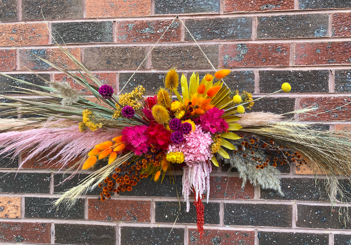 Preserved Flower Wall Hanging