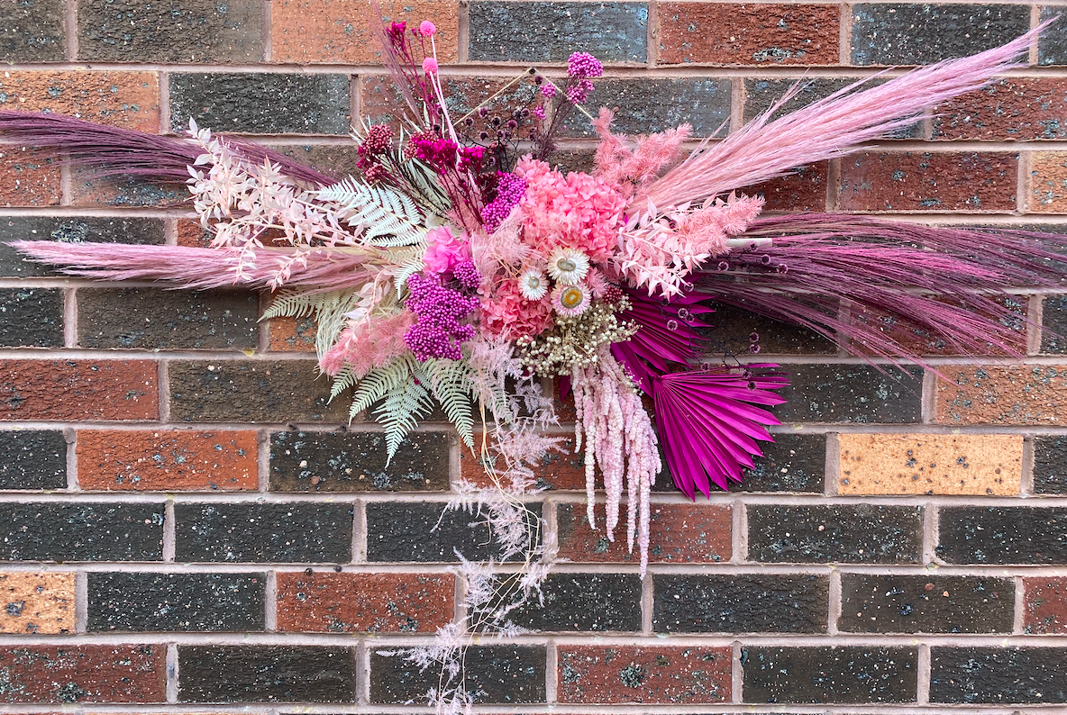 Preserved Flower Wall Hanging