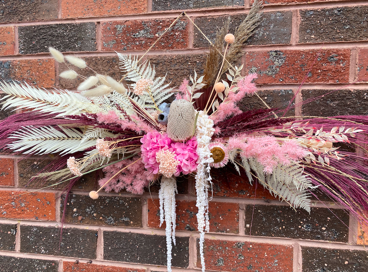 Preserved Flower Wall Hanging