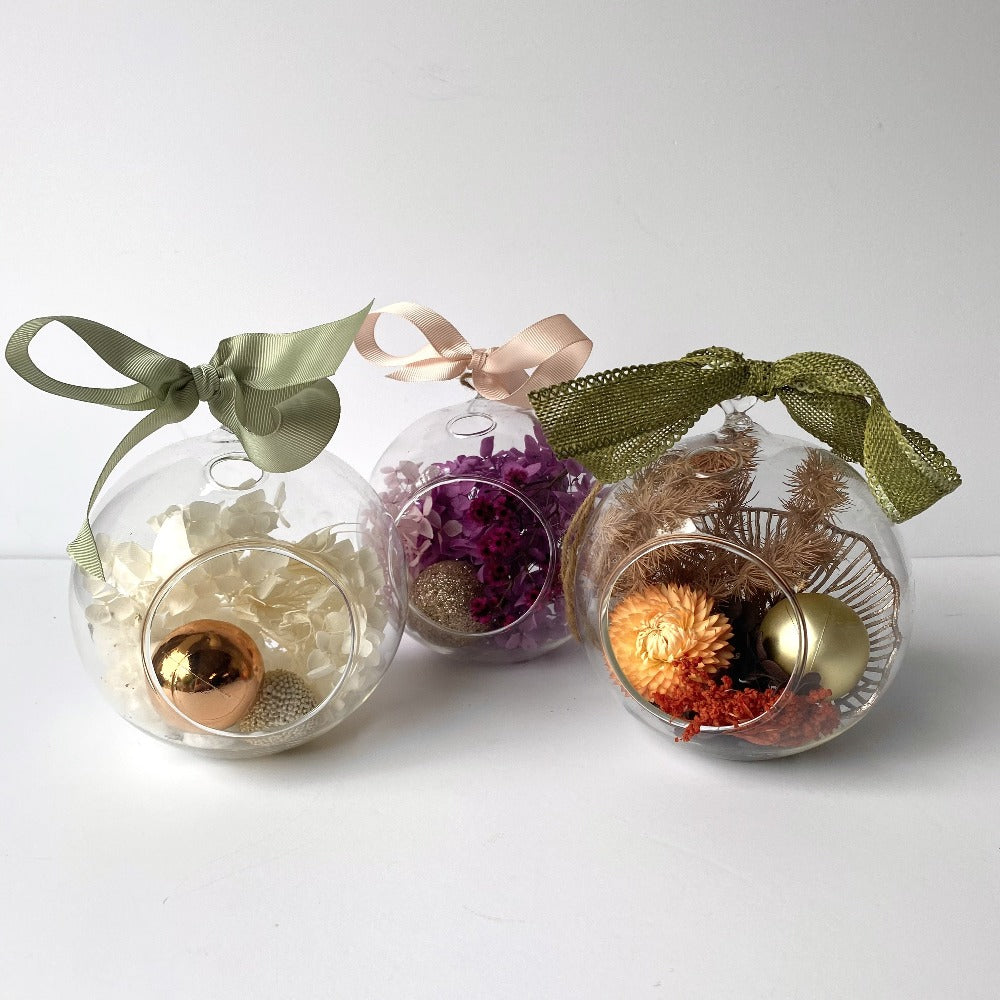 preserved Christmas Baubles