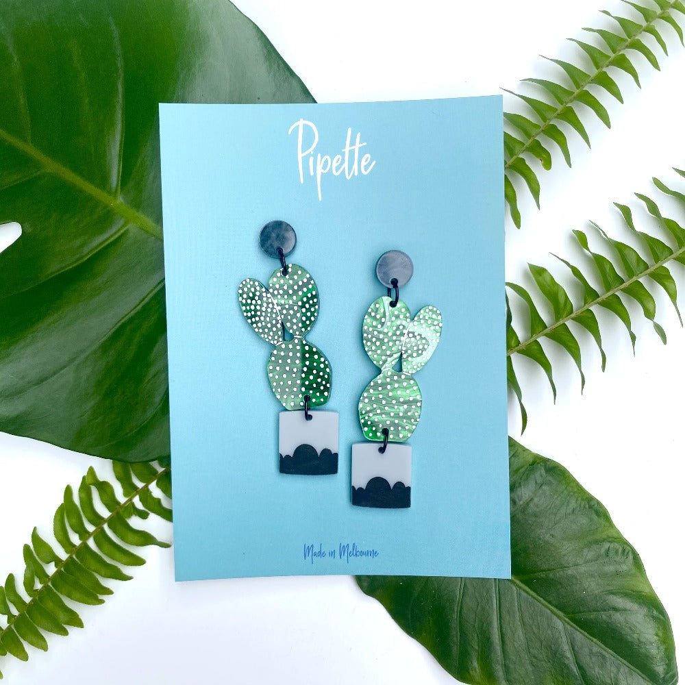 leaf earrings