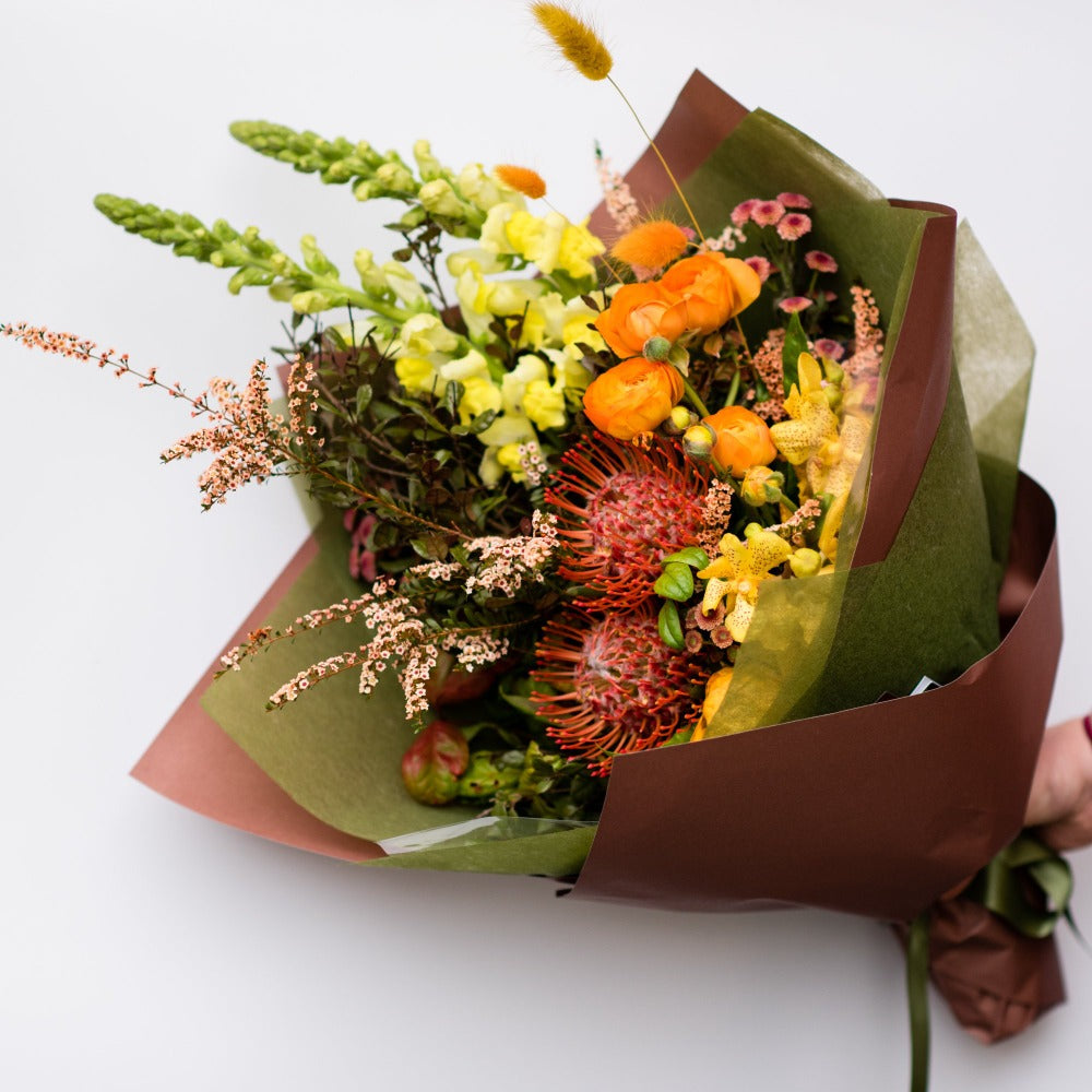 Colourful Bright and bold flower bouquet
