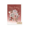 king protea happy birthday greeting card