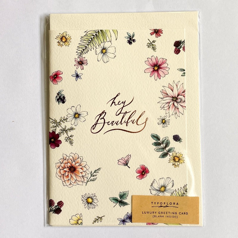 floral Greeting card